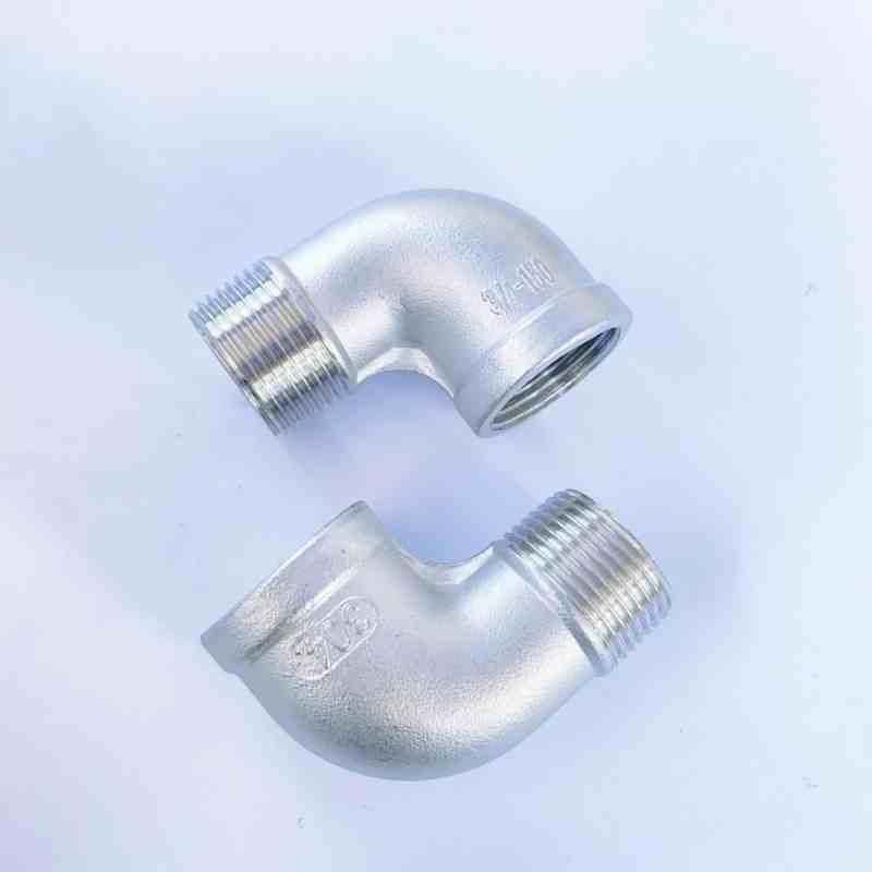 stainless steel street elbow 90° npt threaded