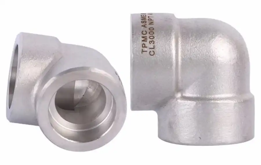 90 degree elbow 1″ stainless steel socket weld fitting dimensions