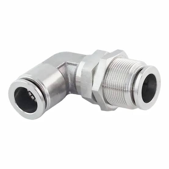 stainless steel bulkhead elbow for panel tube routing