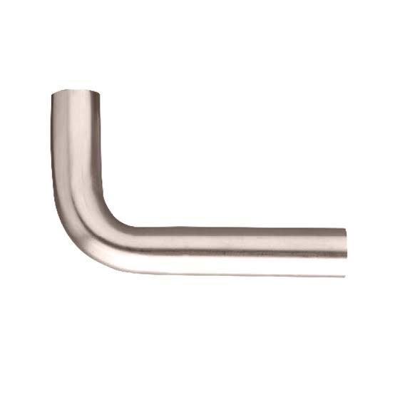 stainless steel 90° elbow with plain end